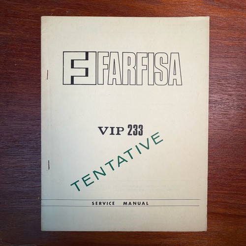 Vintage farfisa vip - vip, 233