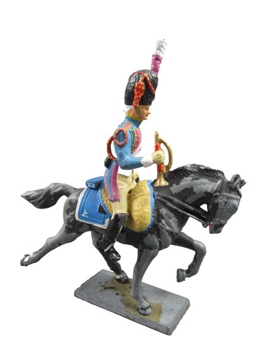 Cavalier gendarme trompette - gendarme,