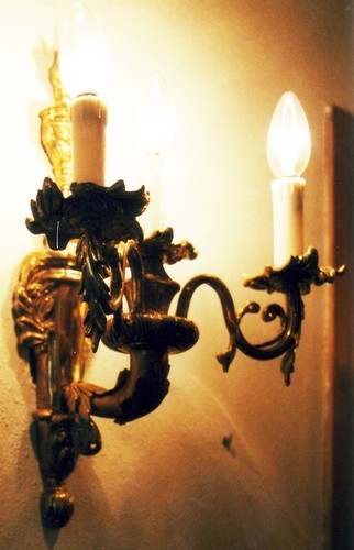 Bougies laiton doré - bougies, en