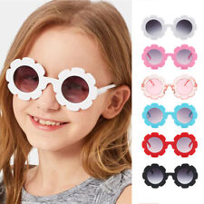Enfants Fleur en Forme De Mignon Rond Lunettes Soleil Bébé Fille Teinté UV400
