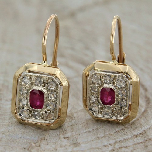 Boucles oreilles or jaune - boucles, en
