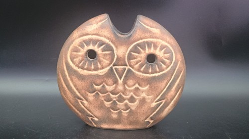 Ancien vase chouette - vase,