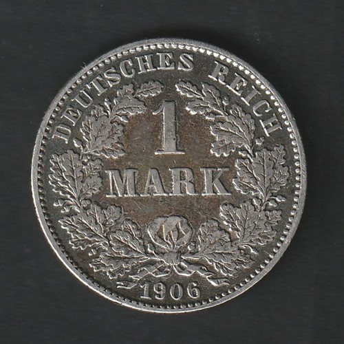 Mark argent allemagne - mark, 1906