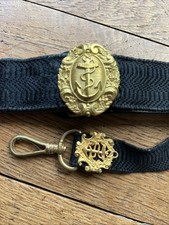 Ceinturon porte sabre d'officier de marine IIIe république. J. Petit Toulon