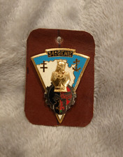 Insigne / badge / pucelle 34 e Régiment du Génie Y.Delsart G2025