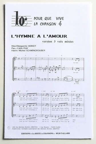 Partition sheet music - , edith