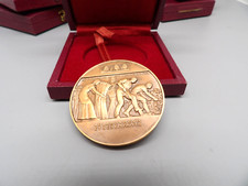 MEDAILLE AGRICOLE EN BRONZE LE LABOUREUR ET SES ENFANTS EN ECRIN TBE