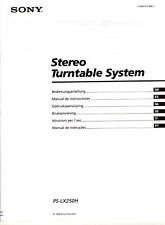 SONY PS-LX 250H - STEREO