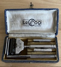 ANCIEN RASOIR LE COQ AVEC BOITE D ORIGINE , COLLECTION