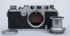 Wartime (1940) Leica IIIc Red curtain CLA'd in excellent original condition