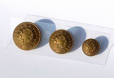 RARE 3 BOUTON UNIFORME ANCIEN