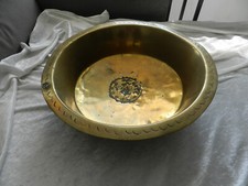 Ancienne bassine à confiture en cuivre jaune / French copper Kitchen