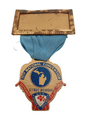 CBR5/2025(REF244) (K8) Médaille américaine 11TH NATIONAL CONVENTION veterans ww1
