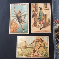 Chocolat Du Planteur 3 Chromos Anciens Mercure Scrap Glanzbild