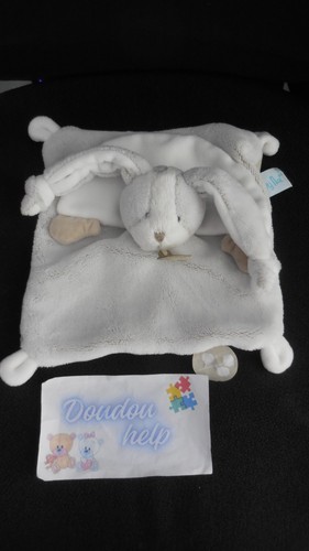 Doudou plat lapin - plat, les
