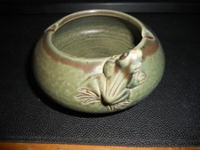 ANCIEN CENDRIER CERAMIQUE GRENOUILLE 