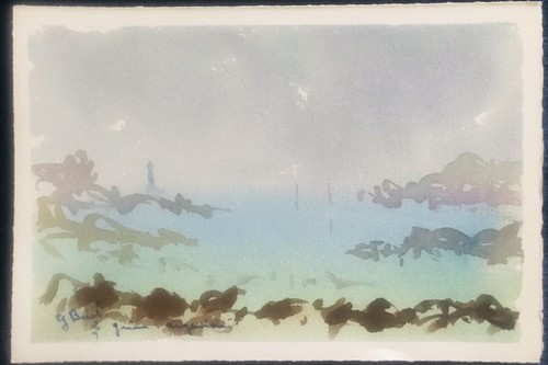 Tableau aquarelle sur papier - aquarelle,