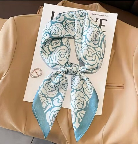 Foulard carré satin - foulard, en