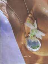 PUBLICITE ADVERTISING 2011   TIFFANY & CO bijoux joaillerie pendentif
