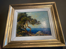 Fortuné Car huile sur carton