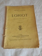vintage theatre script Loriot Maurice devilliers French 1930s