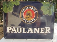 PLAQUE METAL PUB PAULANER MUNCHEN