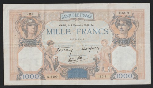 France billet 1000f - 🇨🇵,