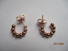 PIERRE LANG BOUCLES D OREILLE CLOUS DORE  BIJOU FANTAISIE