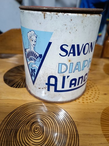 Ancienne boite tole savon - ancienne,
