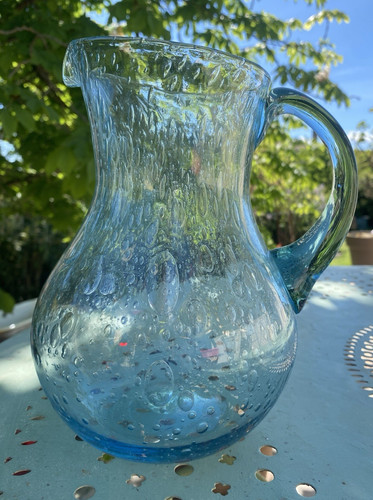 Pichet ventru biot bleu en - ,