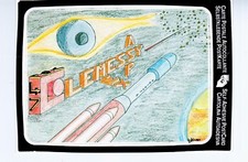 CARTE POSTALE AUTOCOLLANTE / STICKER / ARIANE 4 - VOL 47 - CLEMESSY