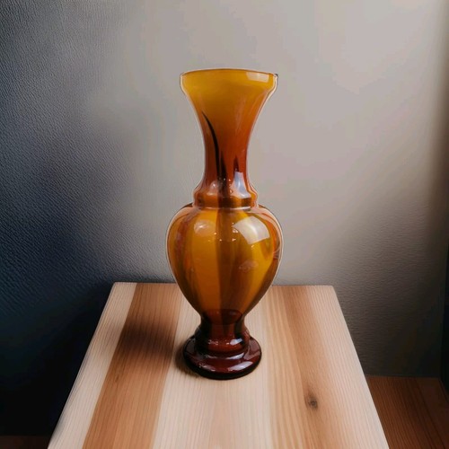 Vase vintage opaline marbré - vintage,