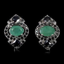 925 Argent Sterling Boucles