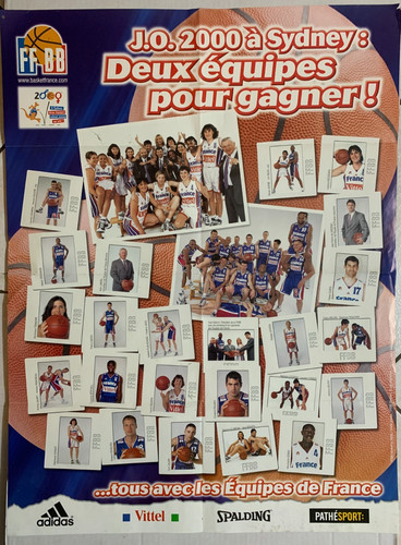 Affiche basket equipe - affiche,
