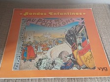 Rondes Enfantines-Au pays des chansons disque vinyle 33T