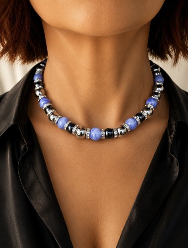 Collier perles - collier, de