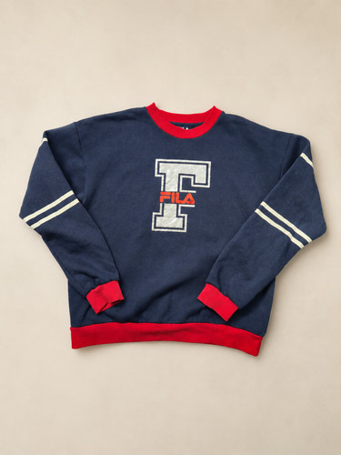 Sweat fila vintage bleu - vintage,