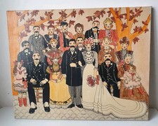 tableau peinture michel cordi art naif