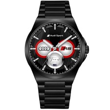 Montre Noir En Acier Fan Art