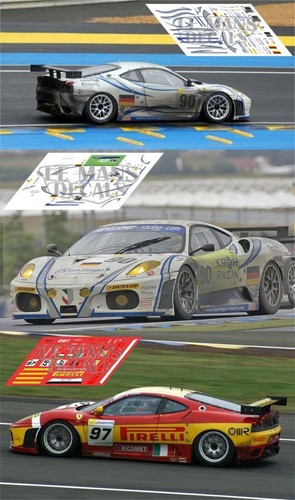 Décal ferrari 430 mans - décal,