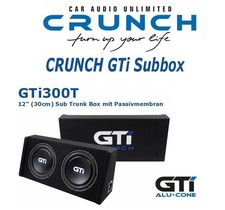 Caisson de basses Crunch GTI300T Bass Reflex 30 cm (12") avec membrane...