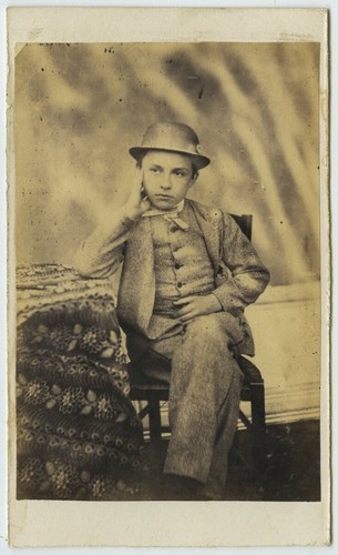 Cdv 1860 garçon élégant - cdv,