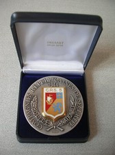 Médaille de table bureau Compagnies républicaines de Sécurité CRS Delsart