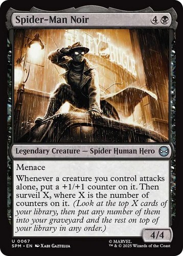 Spider man noir - noir, uncommon