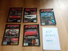 1989 lot 5 MAGAZINE-AUTOMOBILE SPORT ET PRESTIGE-n°1/2/3/4/5-ferrari/jaguar... 