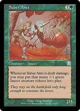 Magic MTG - Fourmis-sabre - Masques de Mercadia - PLAYED - FR - FOIL