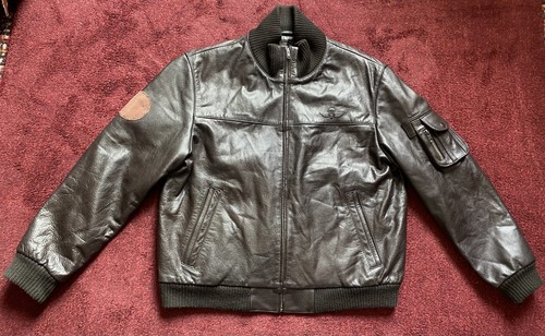 Blouson cuir pilote bomber - blouson,