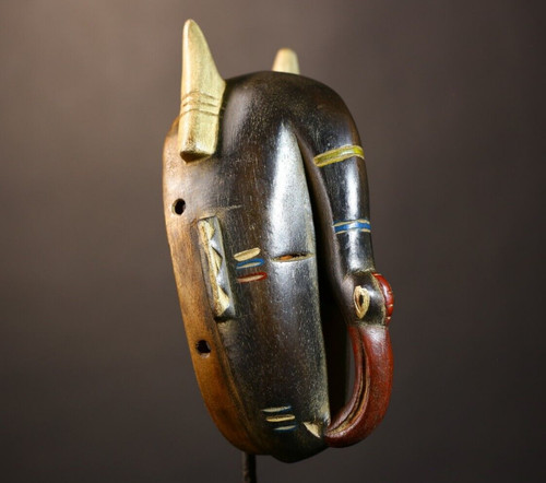 Masque tribal africain - , bois