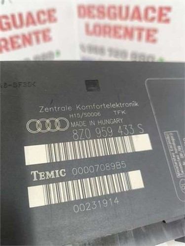8z0959433s module confort audi - 8z0959433s,
