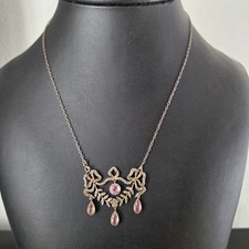 Collier Draperie Ancien Argent